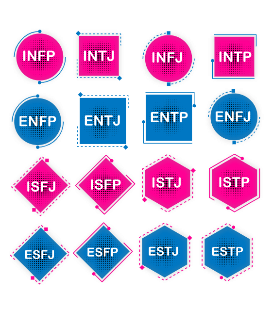 Perfiles de personalidad de DNA Romance: 16 tipos